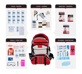 1 Person Comfort Survival Kit, Backpack