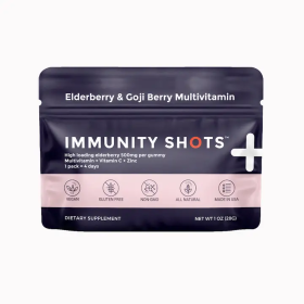 Elderberry & Goji Berry Immunity Shots Gummy Vitamins | 12-Pack