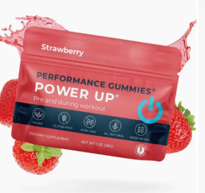 Strawberry Power Up Pre-Workout Supplements (12-Pack)