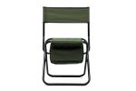 2-piece Folding Outdoor Chair with Storage Bag, Portable Chair for indoor, Outdoor Camping, Picnics and Fishing,Green