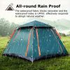 Waterproof 2-3 Person Camping Tent – Foldable Outdoor Shelter with Mosquito Net Windows & Carrying Bag