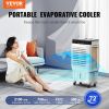 VEVOR Evaporative Air Cooler, Oscillating Swamp Cooler with Adjustable 3 Speeds, Portable Air Cooler for Indoor/Outdoor Use