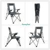 UNNYFEEL  Outdoor Reclining Camping Chairs Adjustable 3 Position Foldable Heavy Duty Adults 300 LBS Capacity For Adults Lounge With Cup Holder