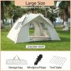 All-season tent, portable folding fully automatic camping tent, two-person/four-person camping tent, waterproof material, windproof