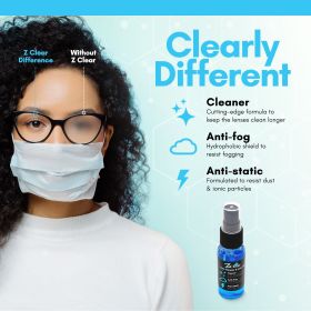 Z Clear Anti Fog Lens Cleaner Spray 2 oz (size: 2 oz)